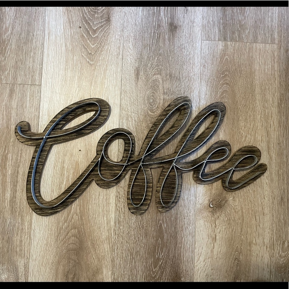 Hanging “Coffee” Sign